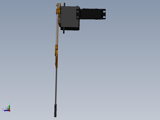 Quadruped Bot and leg四足机器人右视缩略图