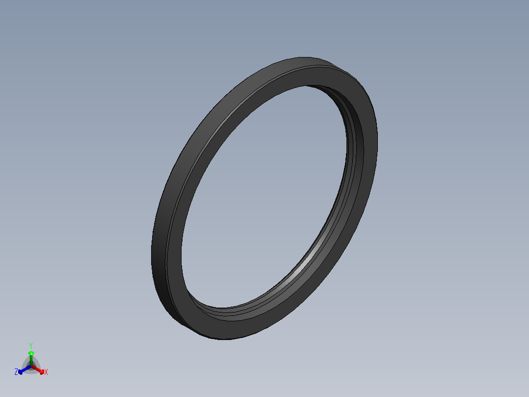 油封DIN3760 SW配置正等轴测图