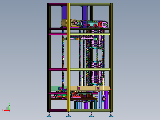 周转箱仓储物流往复升降设备后视缩略图
