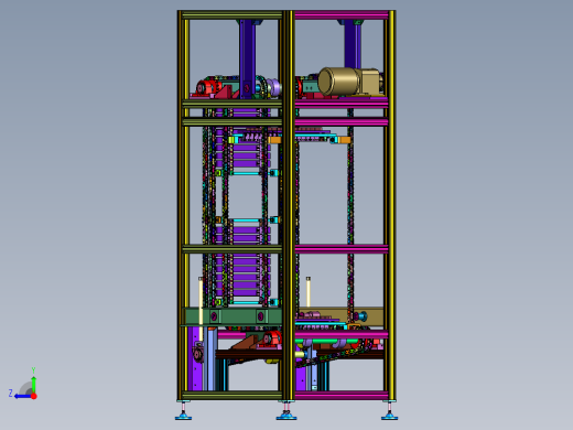 周转箱仓储物流往复升降设备右视缩略图