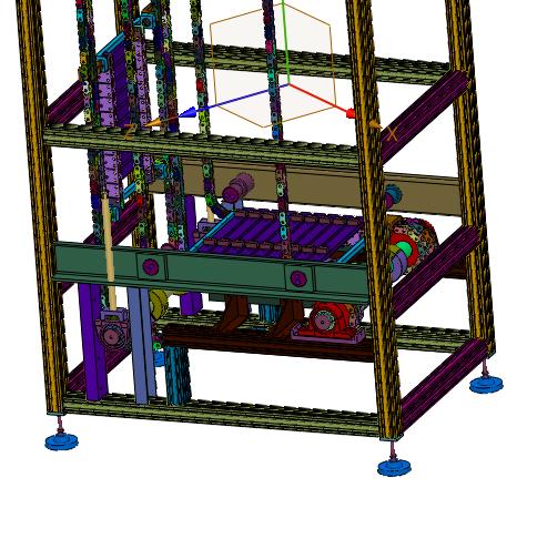 周转箱仓储物流往复升降设备