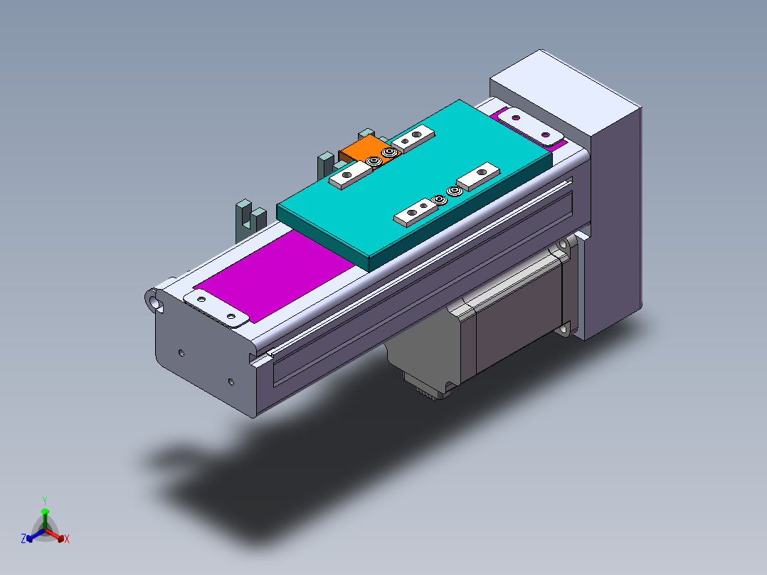 MCH丝杆全封闭MCH6M-BM-57主视图