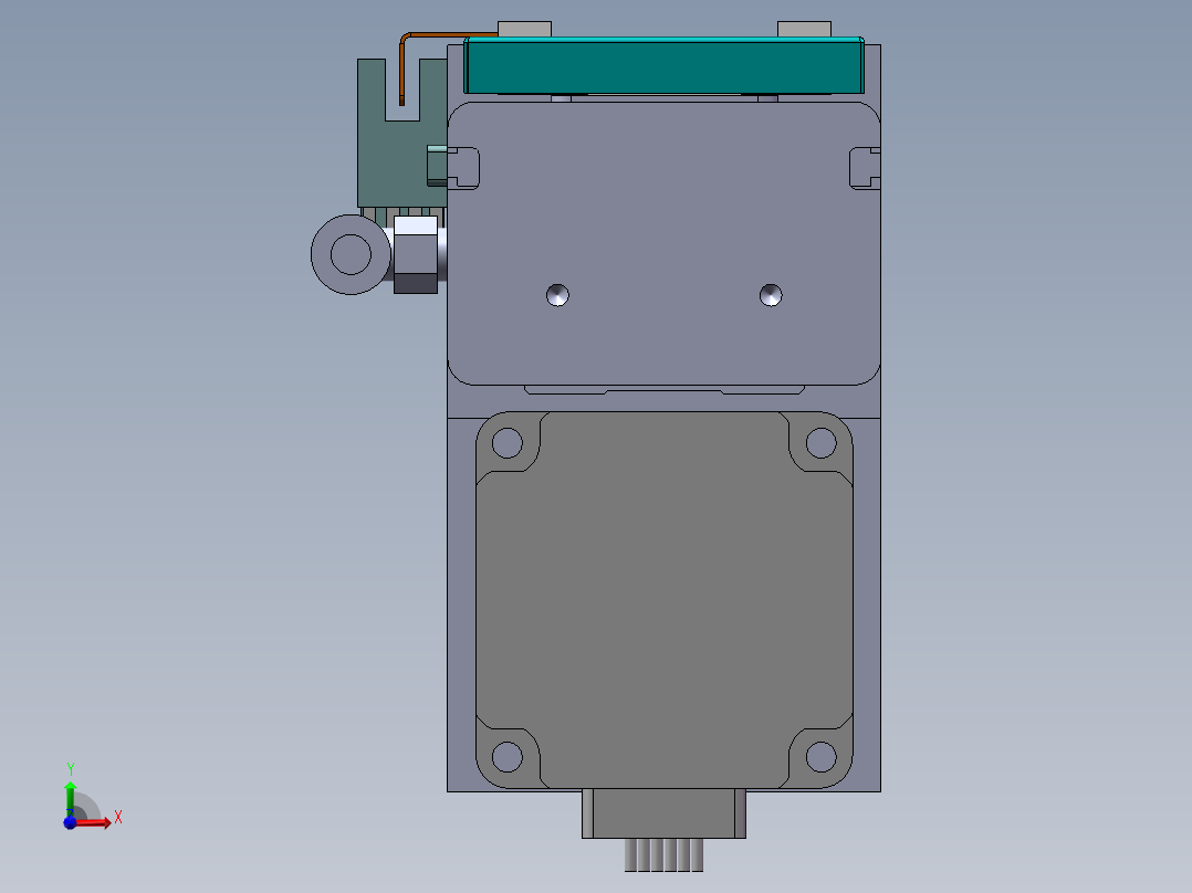 MCH丝杆全封闭MCH6M-BM-57前视图