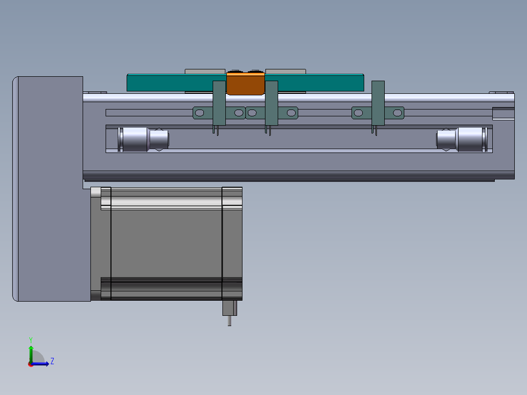 MCH丝杆全封闭MCH6M-BM-57左视图