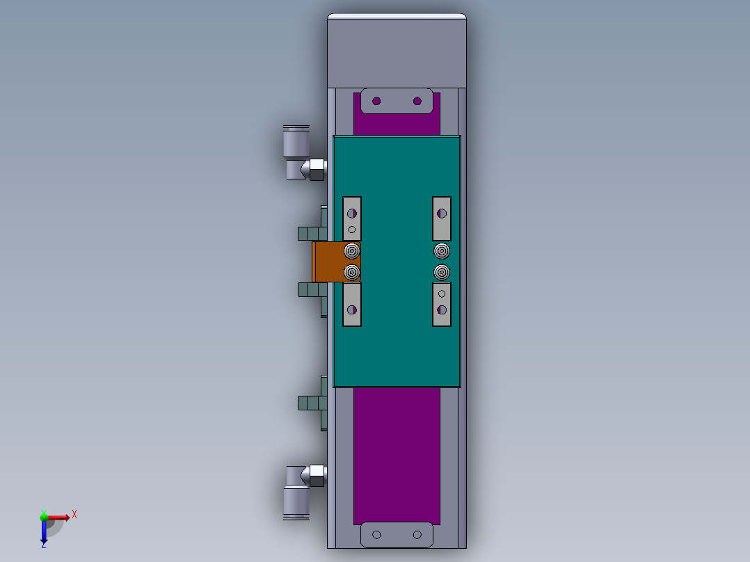 MCH丝杆全封闭MCH6M-BM-57俯视图
