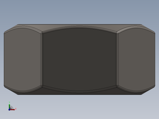 紧固件-Raw Steel Nut 0.3125前视缩略图