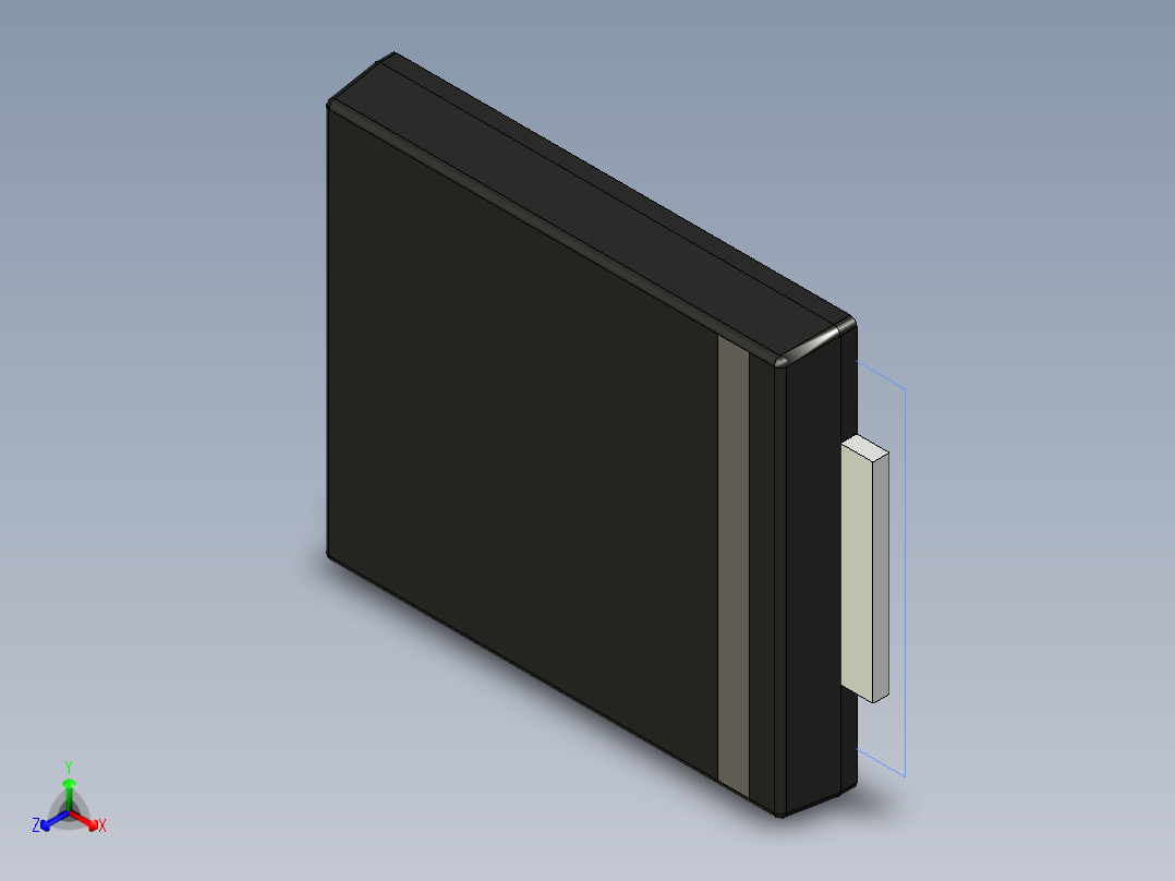 分立半导体元件封装-DO-221BB正等轴测图