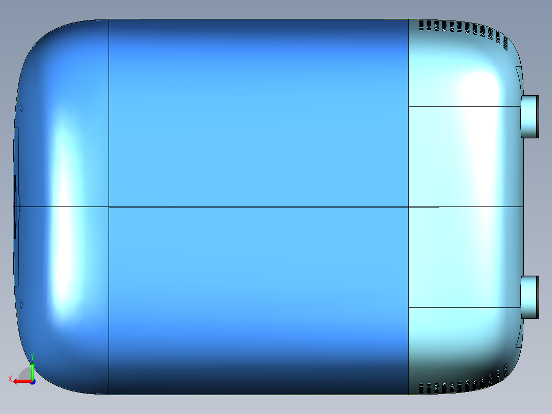 家用制氧机后视图