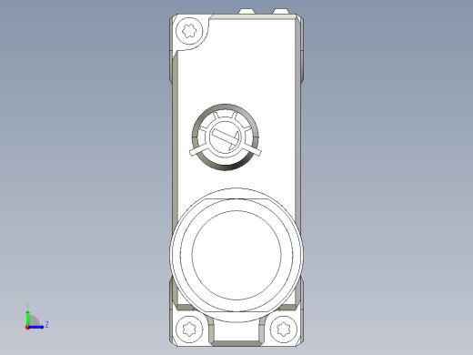 基恩士PZ-G51CB_52CB-T_kc图纸模型左视缩略图