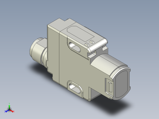基恩士PZ-G51CB_52CB-T_kc图纸模型正等轴测缩略图
