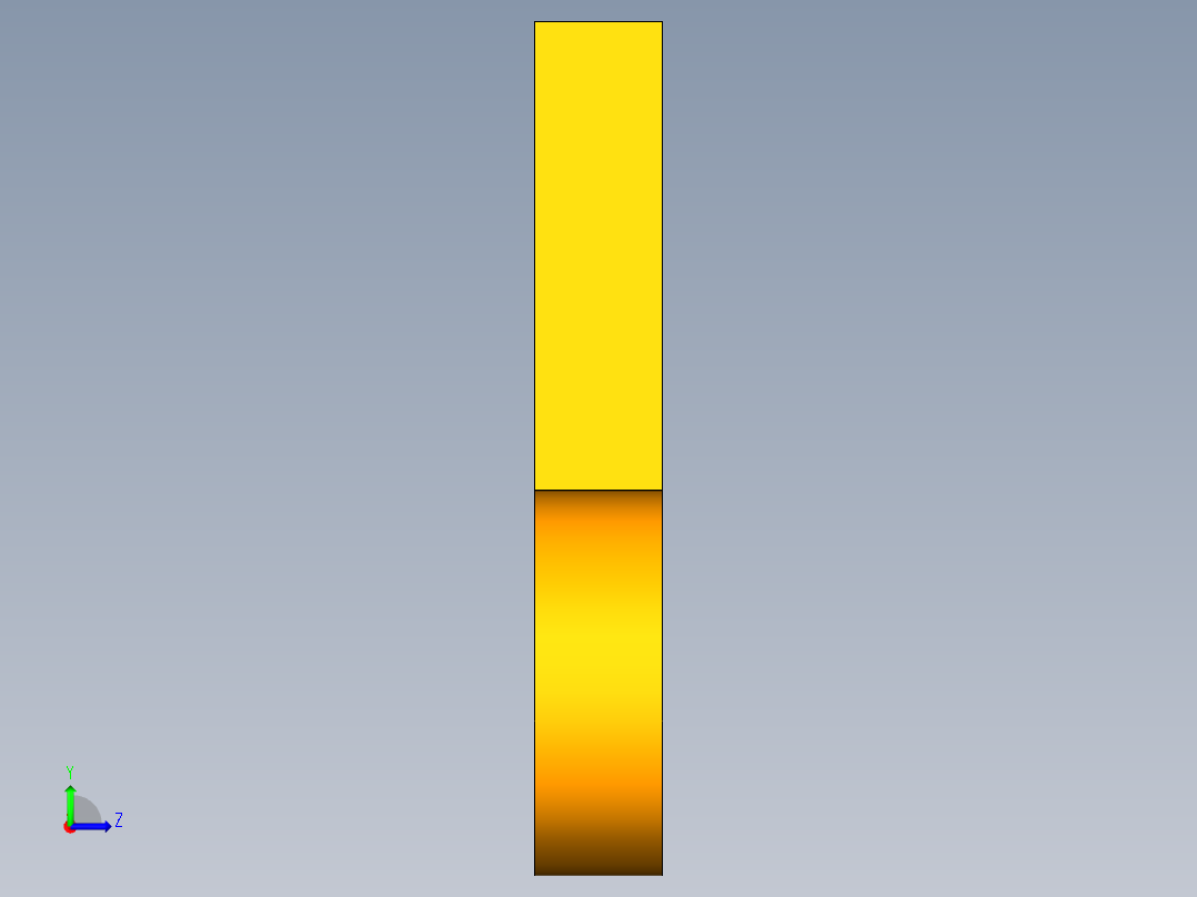 工件外形切割UG程序编程刀路左视图