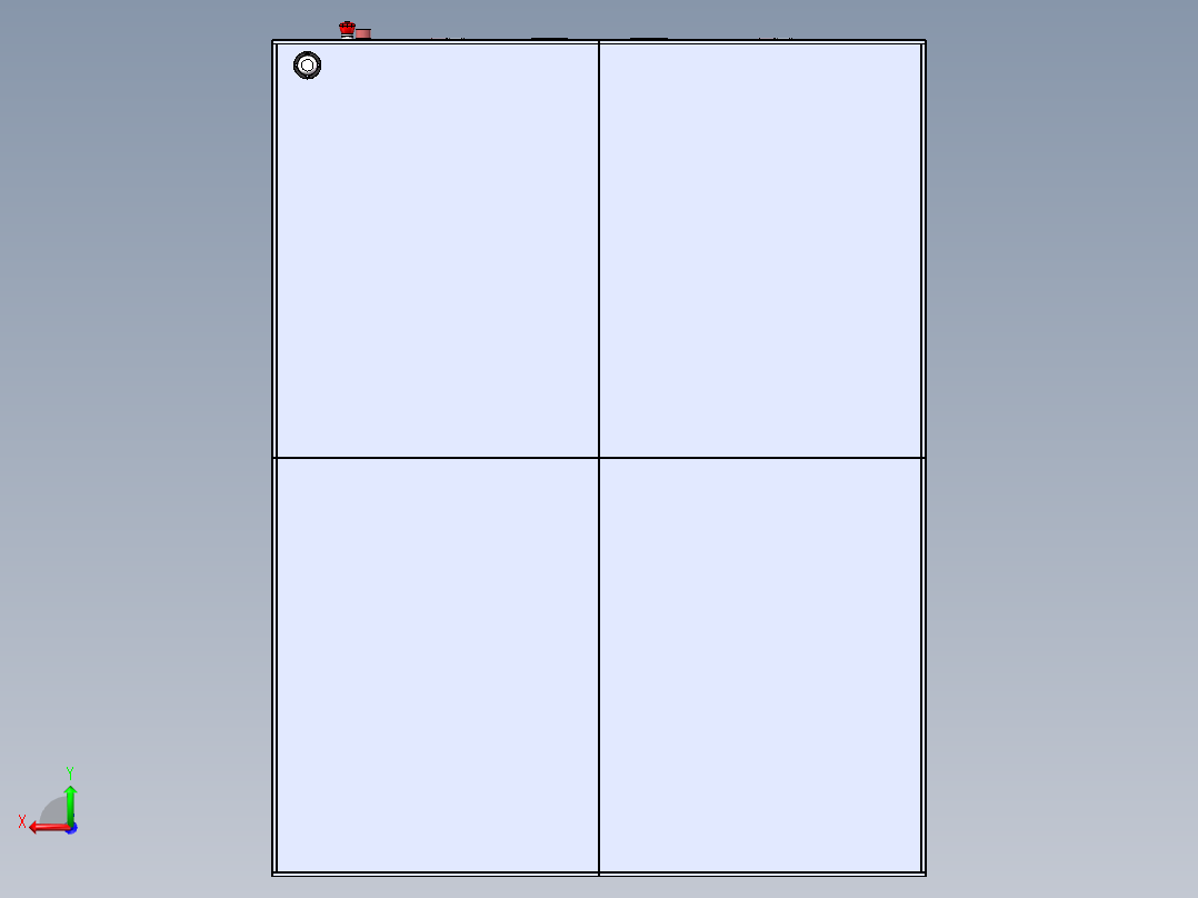 方形箱子翻转变位机sw19可编辑后视图