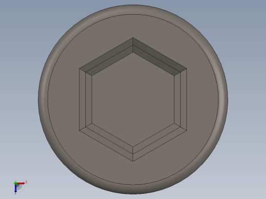 Screw_DIN_912_M1.6x6F_A2.SLDPRT公制内六角螺钉