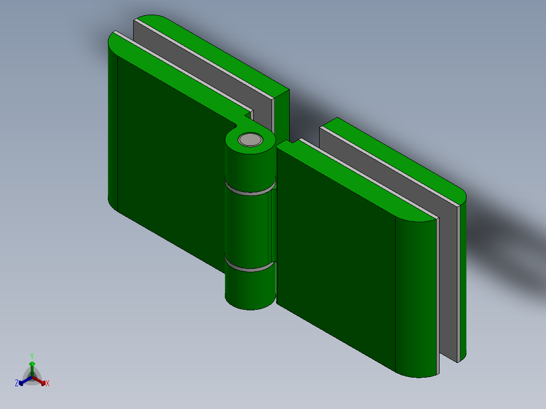 铰链、(14)正等轴测图