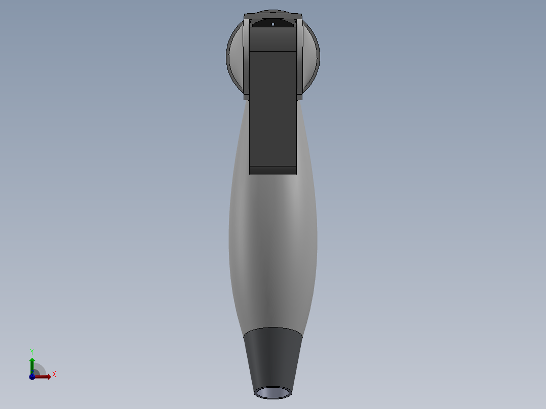 坐浴盆喷雾前视图