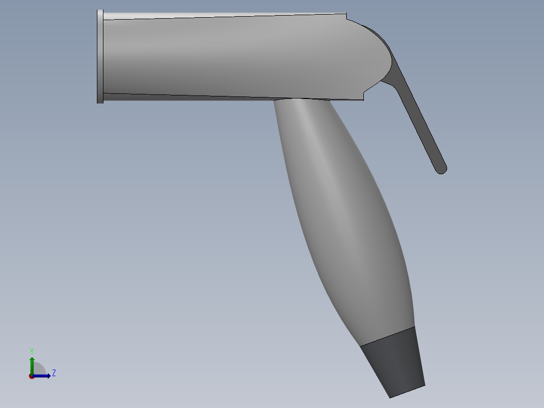 坐浴盆喷雾左视图