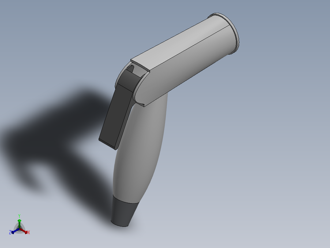 坐浴盆喷雾正等轴测图