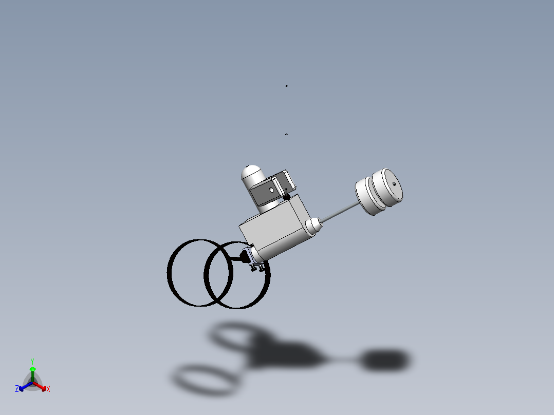 望远镜(18)正等轴测图