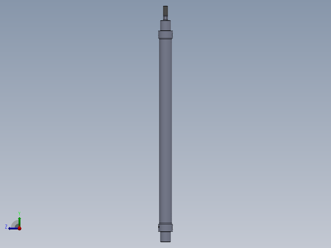 圆形气缸右视图