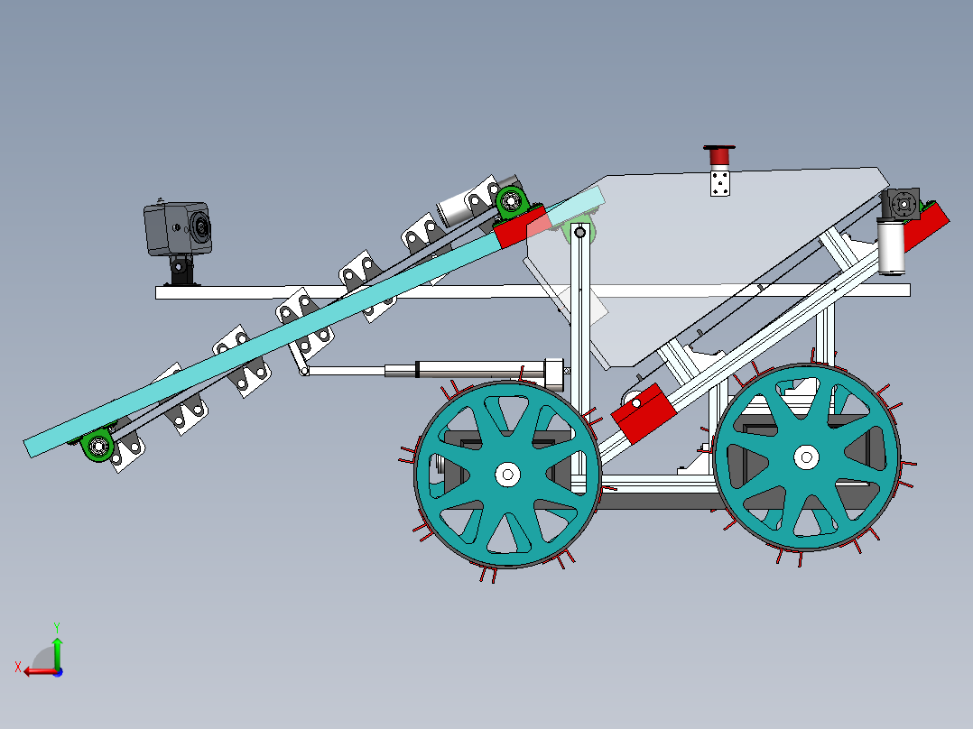 AGV小车、AGV(103)后视图