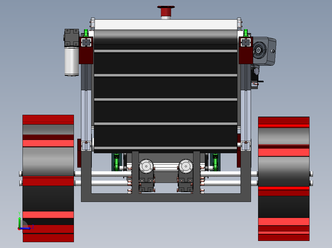 AGV小车、AGV(103)左视图