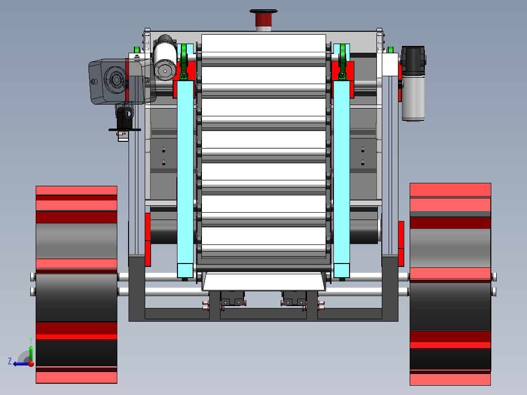 AGV小车、AGV(103)右视图