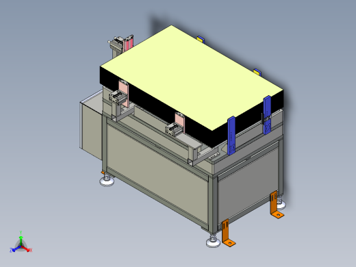 自动下料暂存机正等轴测缩略图