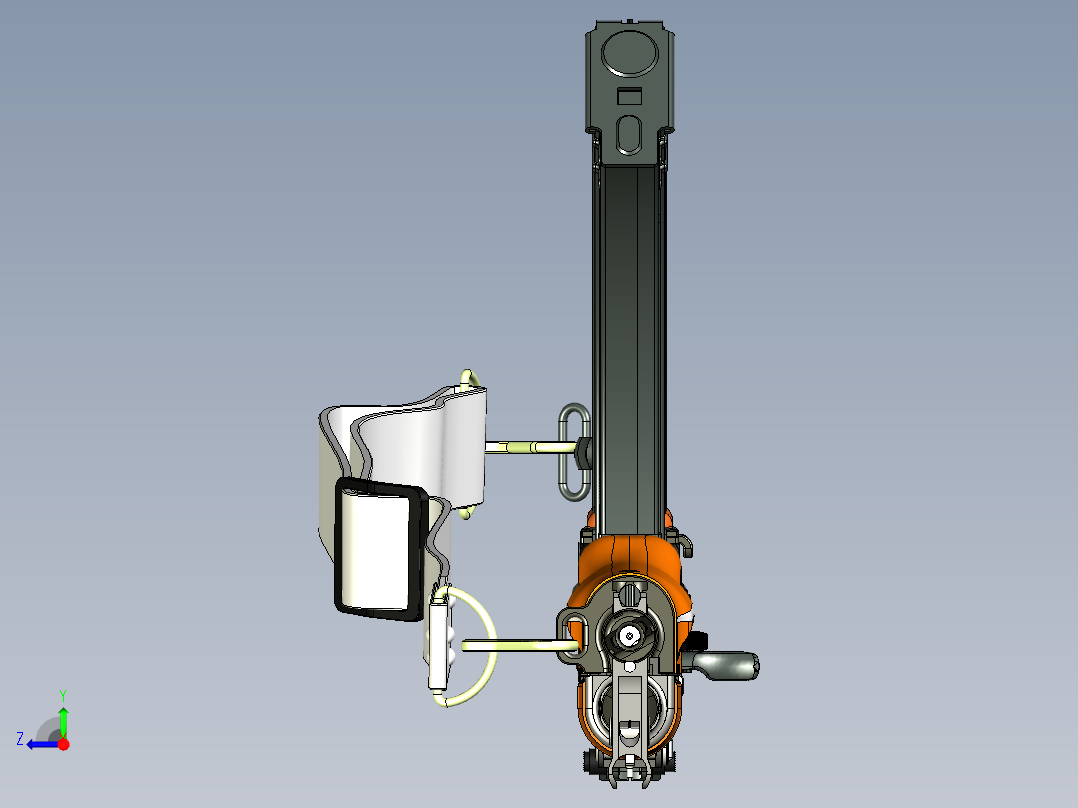 手枪左轮冲锋枪老式狙击步枪设计3D图纸AK47 STP右视图