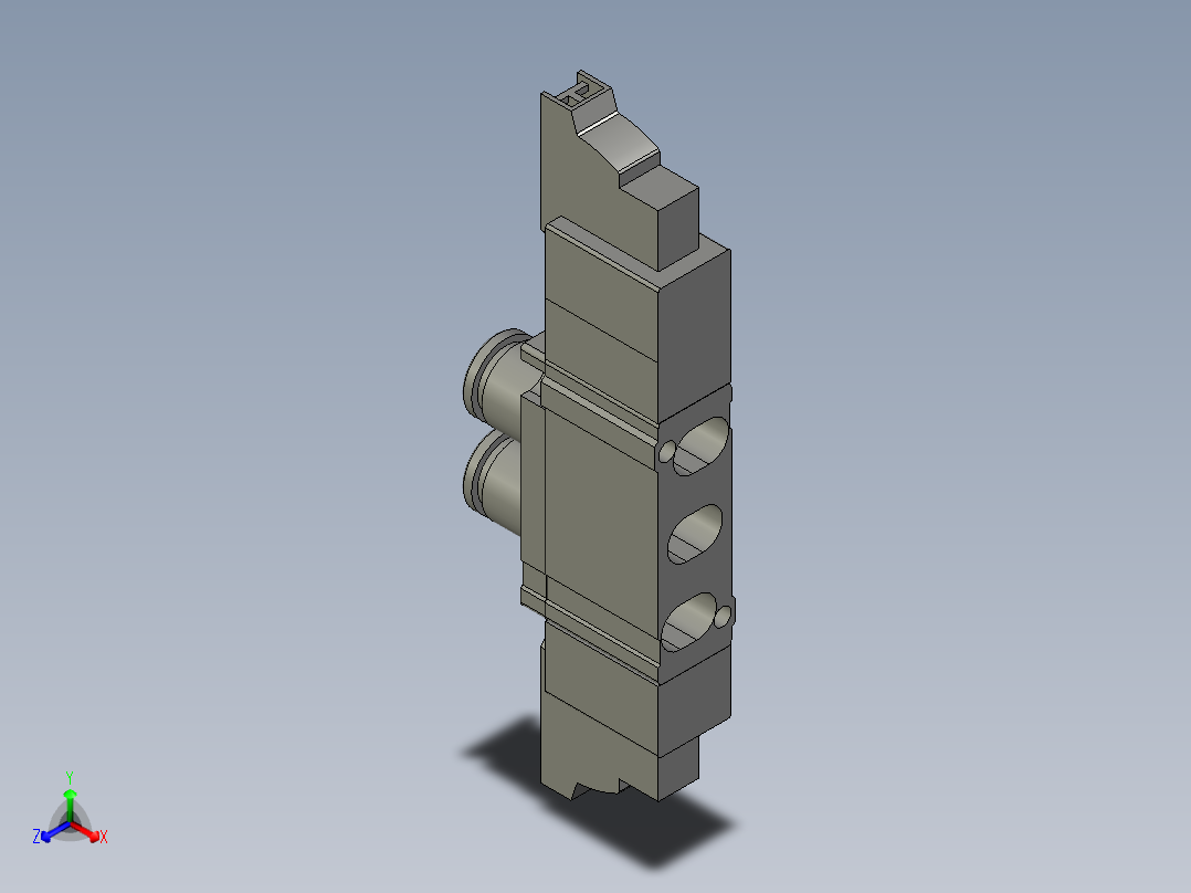 7V230CJ10B050电磁阀正等轴测图