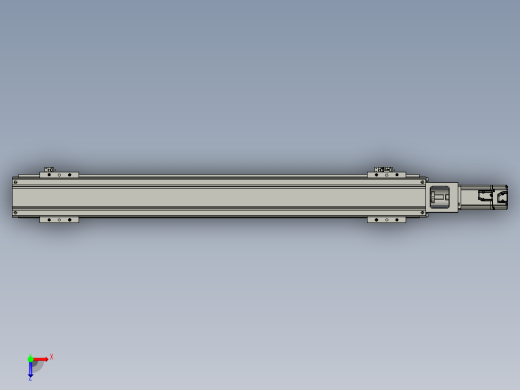 直线模组DKK-100-S980-CM-400W德川技研-1111俯视缩略图
