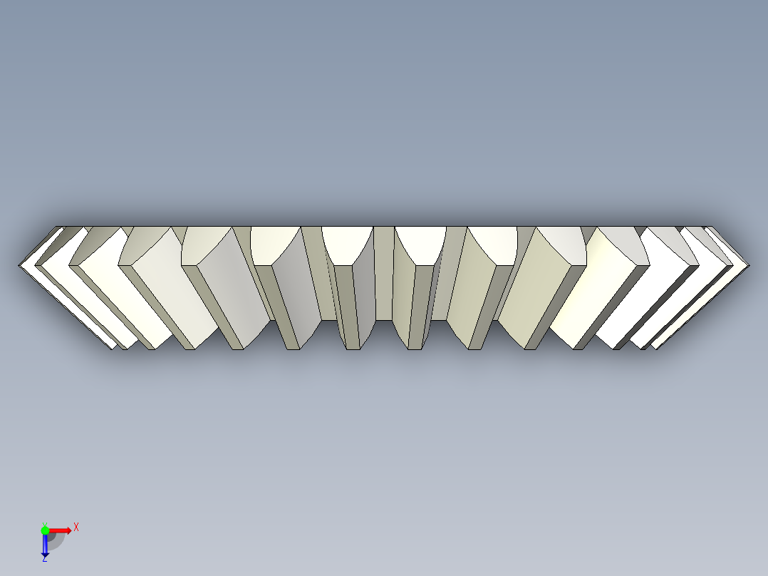 A0004034-28齿锥齿轮俯视图