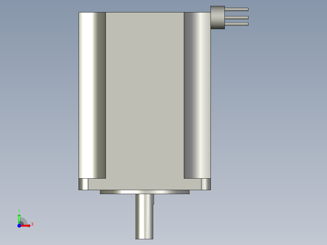 LJ-CJ-00步进电机57CM23雷赛前视图
