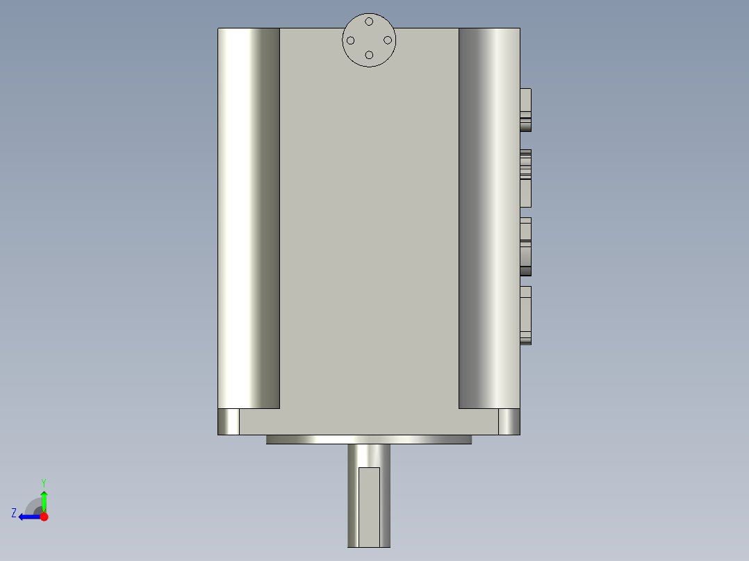LJ-CJ-00步进电机57CM23雷赛右视图