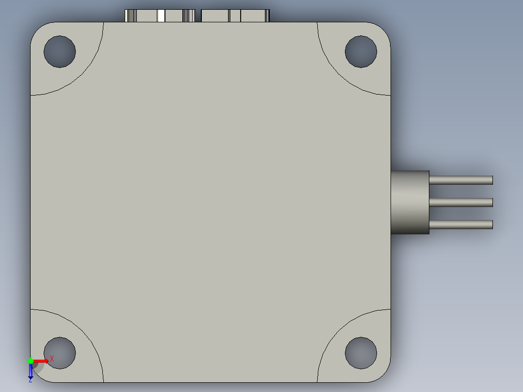LJ-CJ-00步进电机57CM23雷赛俯视图
