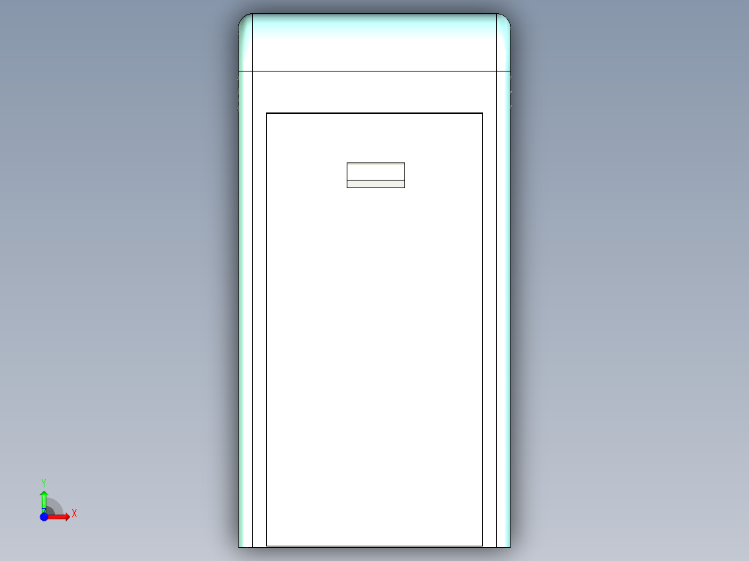 办公碎纸机前视图