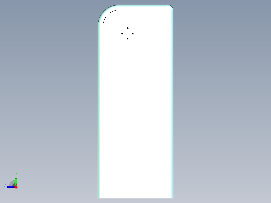 办公碎纸机右视图