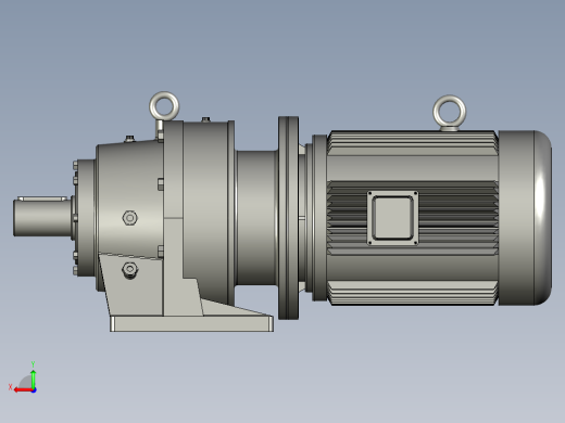 BWD型单级摆线针轮减速电机BWD2-71-Y3-4P-M1-1后视缩略图