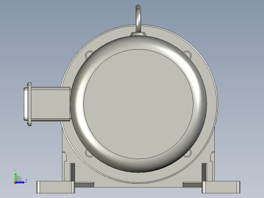 BWD型单级摆线针轮减速电机BWD2-71-Y3-4P-M1-1左视缩略图