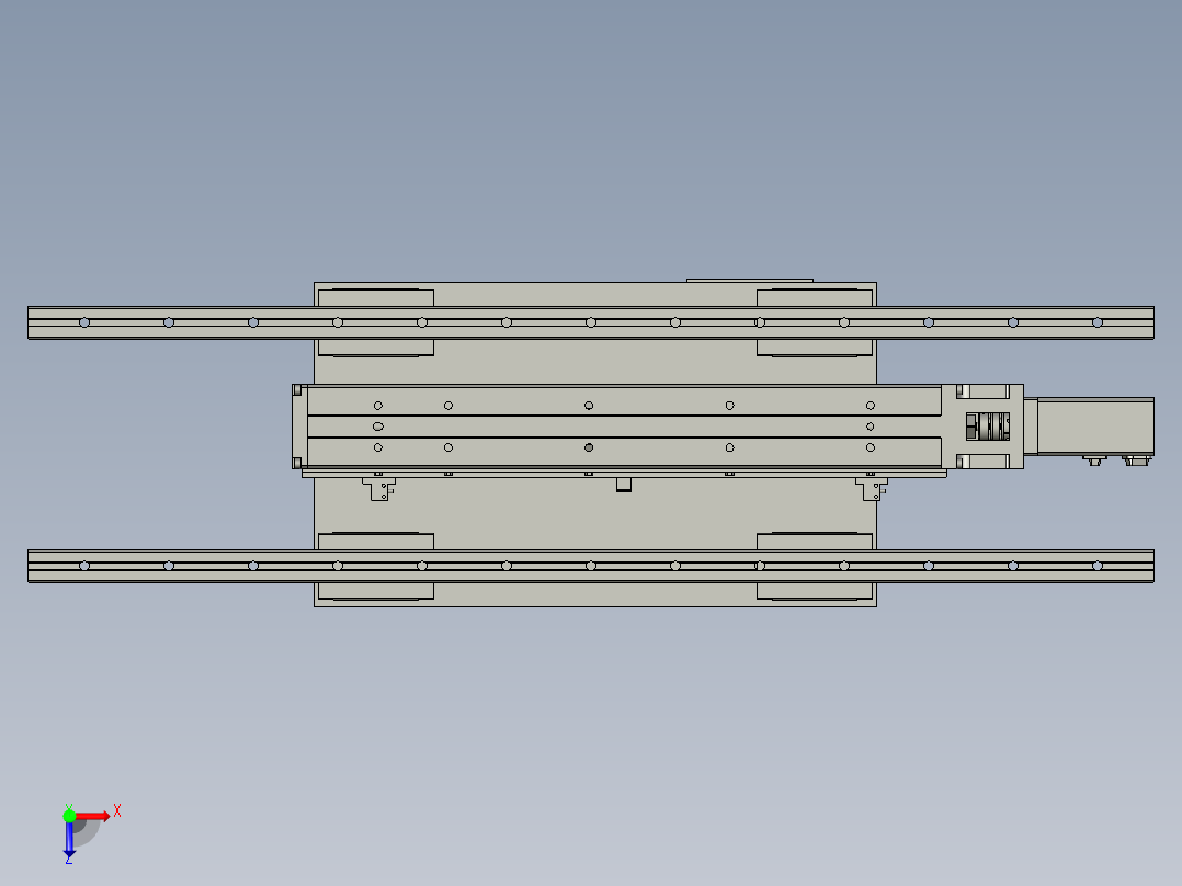 搬运机构--1俯视图
