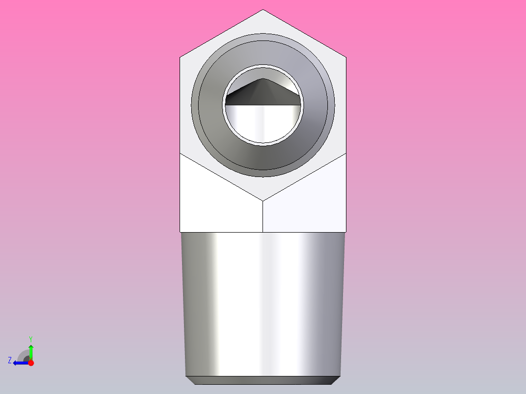 EO硬管接头外螺纹螺柱弯头8 8C3MXS右视图