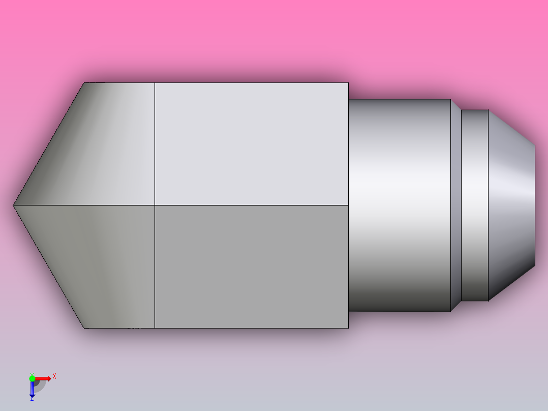 EO硬管接头外螺纹螺柱弯头8 8C3MXS俯视图