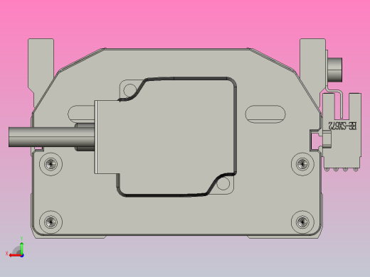 SYS12-BC-950-100W滚珠花健、支撑座、滚珠丝杠、交叉导轨、直线模组.STEP后视缩略图