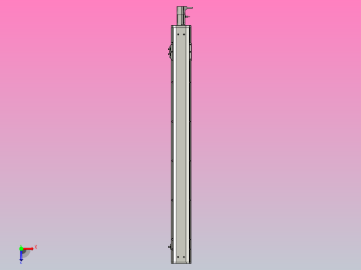 SYS12-BC-950-100W滚珠花健、支撑座、滚珠丝杠、交叉导轨、直线模组.STEP俯视缩略图