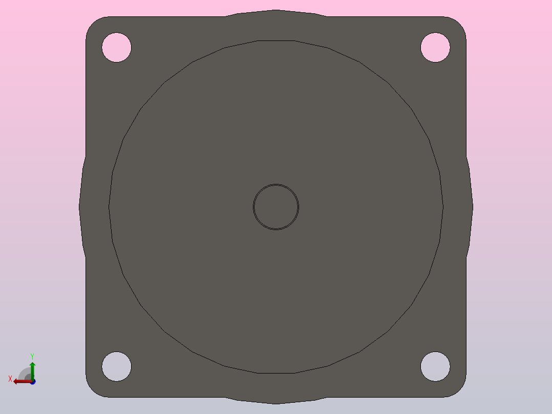 Miniangle步进电机34 PM-C211后视图