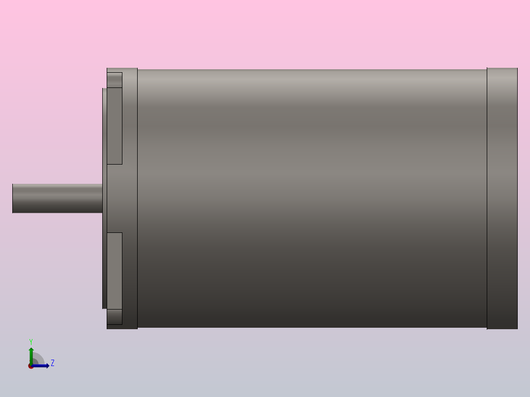 Miniangle步进电机34 PM-C211左视图