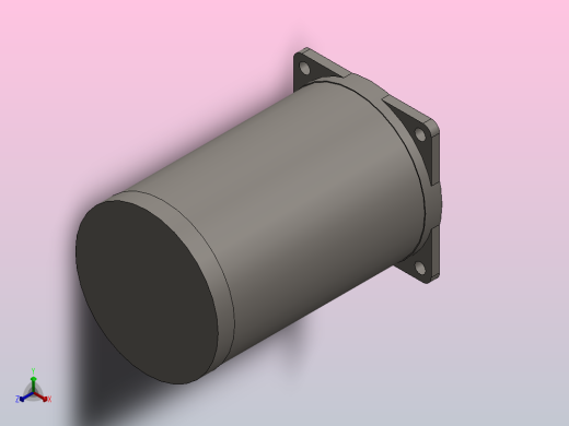 Miniangle步进电机34 PM-C211正等轴测缩略图