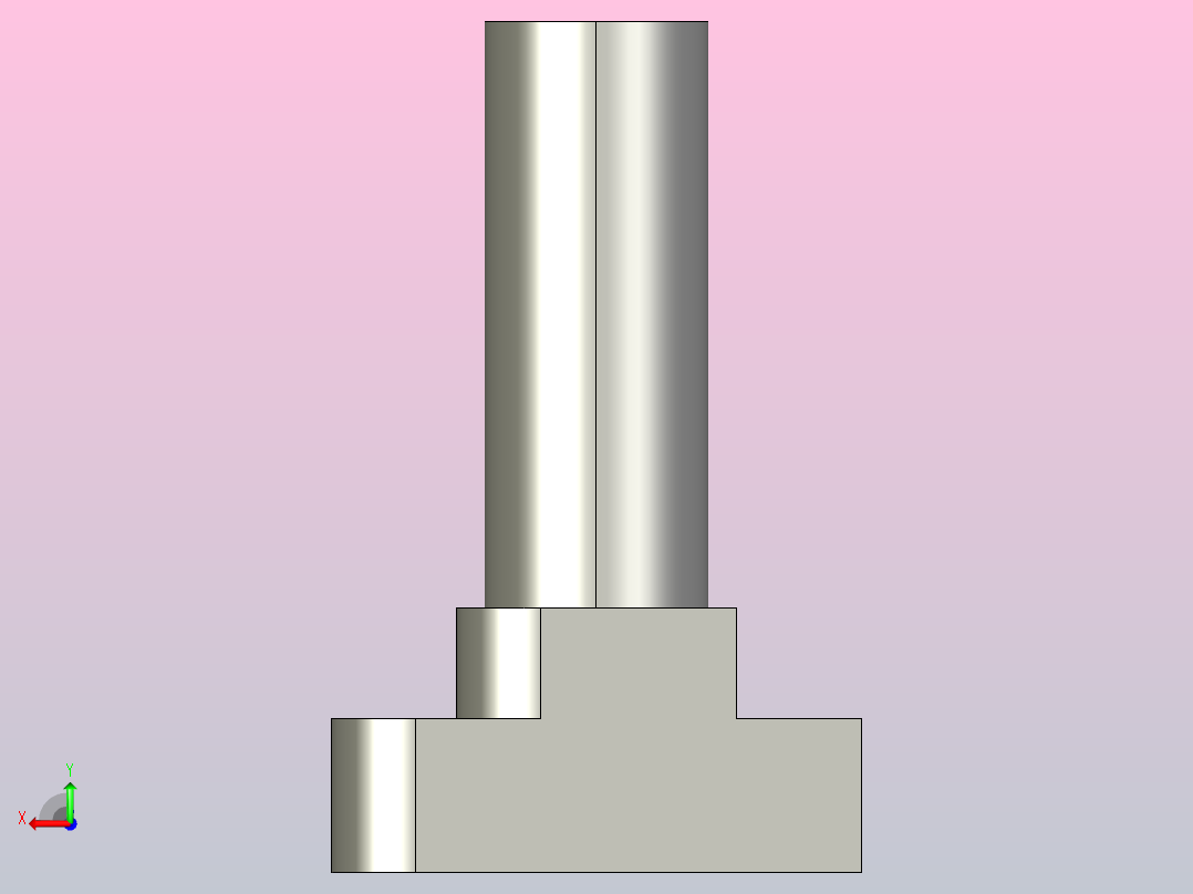 YLAT10X25-C1 T型螺栓B后视图