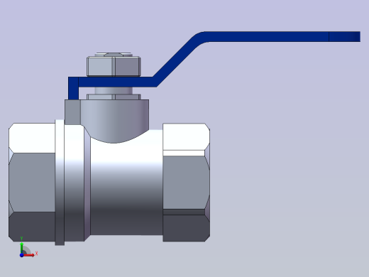 SUS304 二片式球阀 Q11F-2PC 0.5-2in前视缩略图