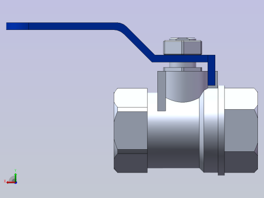 SUS304 二片式球阀 Q11F-2PC 0.5-2in后视缩略图