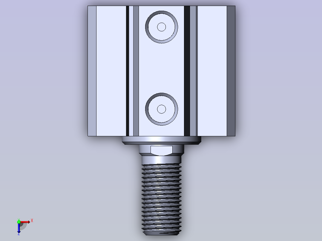 气缸sda-40x20s-b-sda-40x20s-b-air-cylinder-1.snapshot.3俯视图